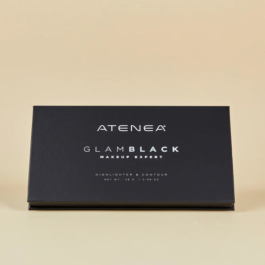 PALETA GLAM BLACK CONTORNO E ILUMINADOR ATENEA
