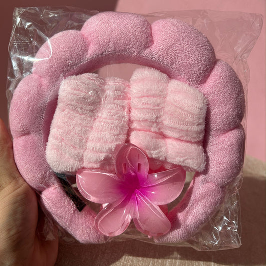 SET SKINCARE CON FLOR HAWAIANA