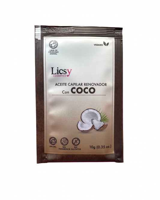 SOBRE DE ACEITE CAPILAR COCO LICSY