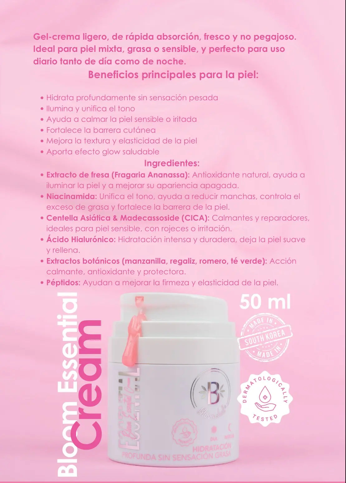 CREMA HIDRATANTE BLOOM ESSENCIAL BLOOMSHELL