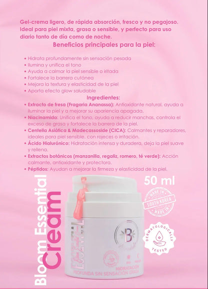 CREMA HIDRATANTE BLOOM ESSENCIAL BLOOMSHELL
