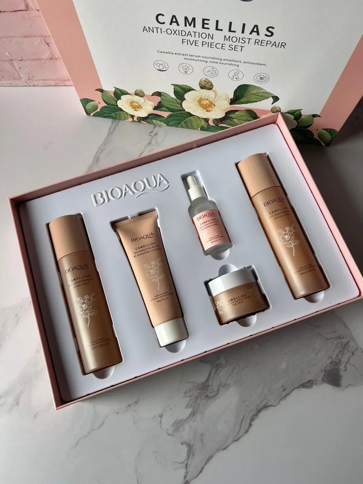 KIT RUTINA FACIAL COMPLETA CAMELIA BIOAQUA