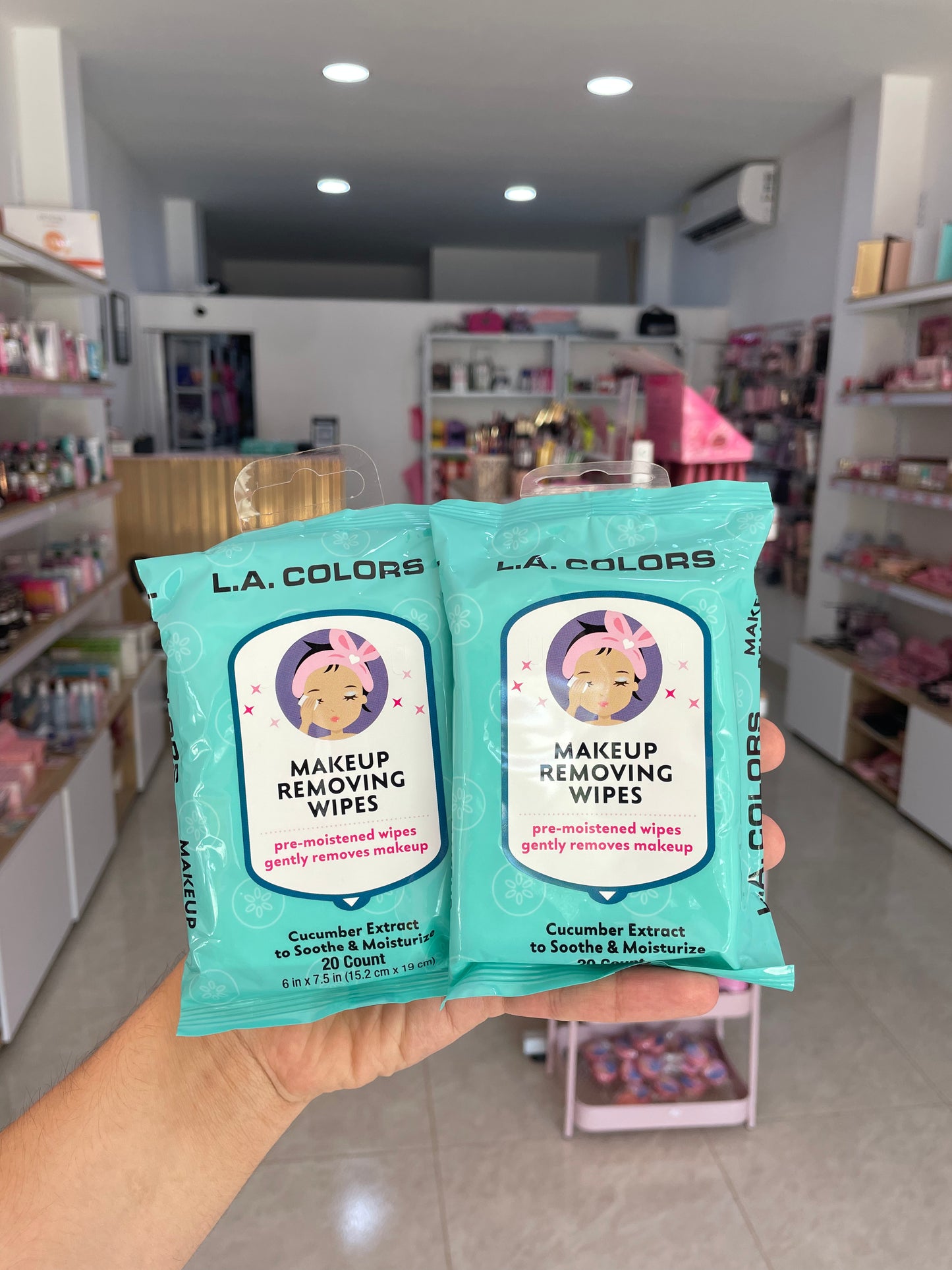PAÑITO DESMAQUILLANTE FORMULA KOREANA LA COLOR X20