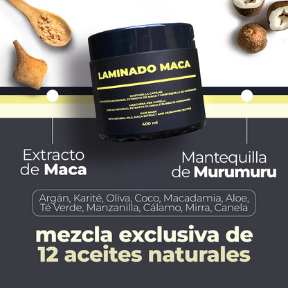 MASCARILLA CAPILAR LAMINADO DE MACA DE LZ