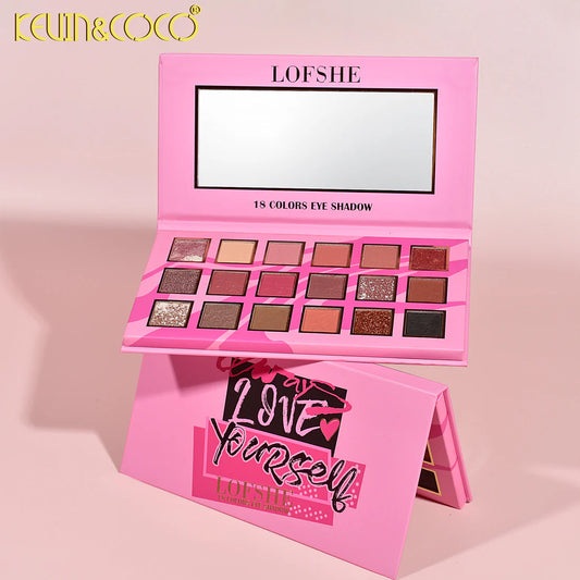 PALETA DE SOMBRAS LOVE YOURSELL x18 DE KEVIN Y COCO