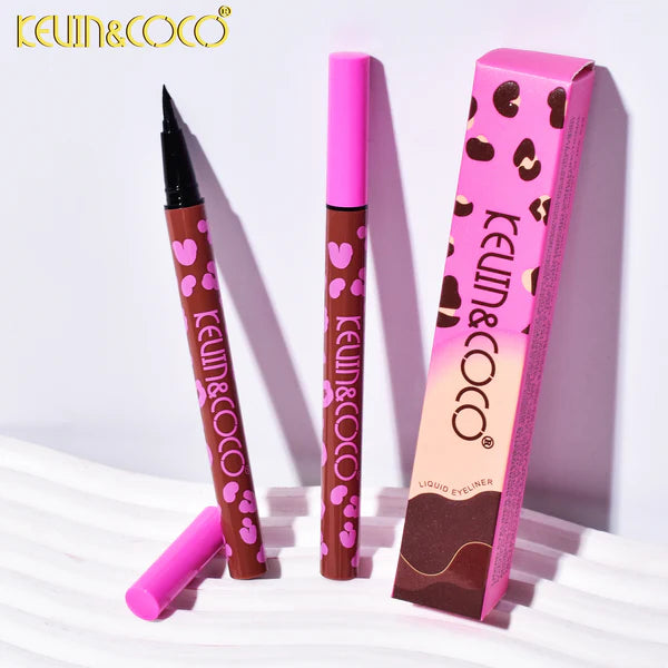 DELINEADO NEGRO TIPO PLUMÓN DE KEVIN Y COCO