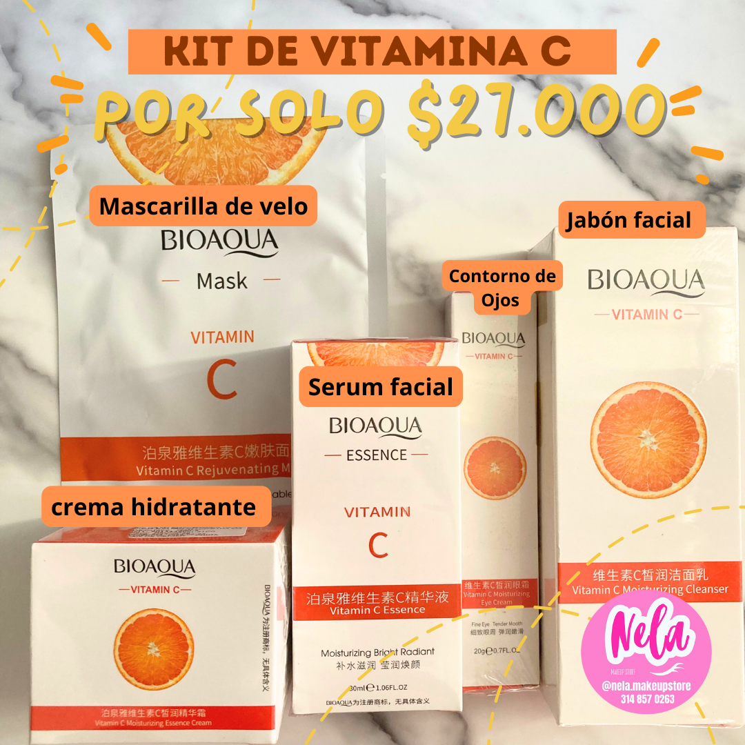 KIT X5 DE VITAMINA C DE BIOAQUA