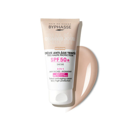 PROTECTOR SOLAR CON COLOR SPF 50+ BYPHASSE