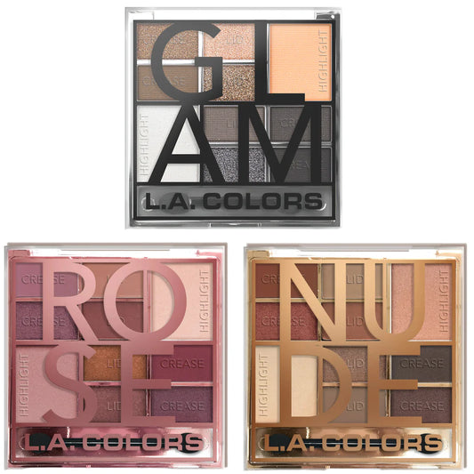 PALETA DE SOMBRAS Y ROSTRO DE ALTA PIGMENTACION - LA COLORS