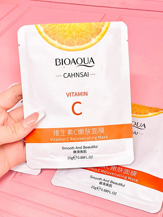 MASCARILLA-VELO VITAMINA C BIOAQUA