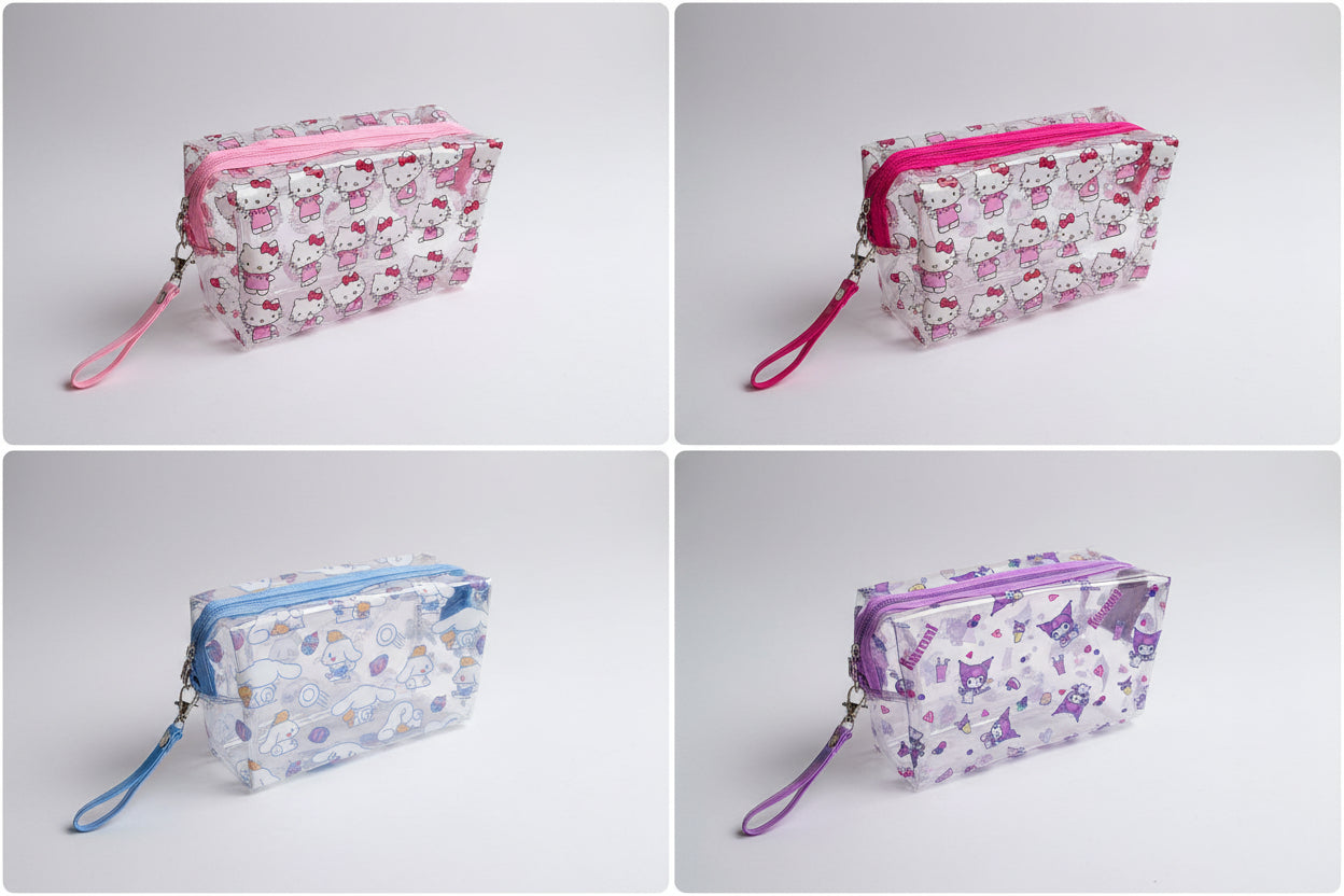 COSMETIQUERA TRASNPARENTE SANRIO