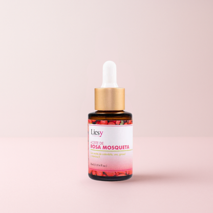 ACEITE FACIAL DE ROSA MOSQUETA Y VITAMINA E LICSY
