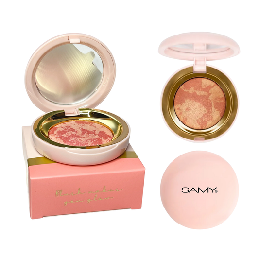 RUBOR COMPACTO VELVET GLAM SAMY