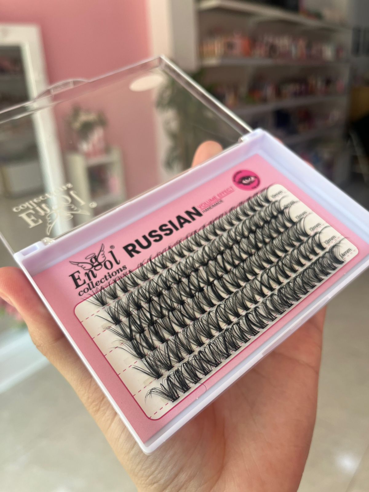 SET PESTAÑAS PUNTO A PUNTO VOLUMEN RUSO 30D ENGOL