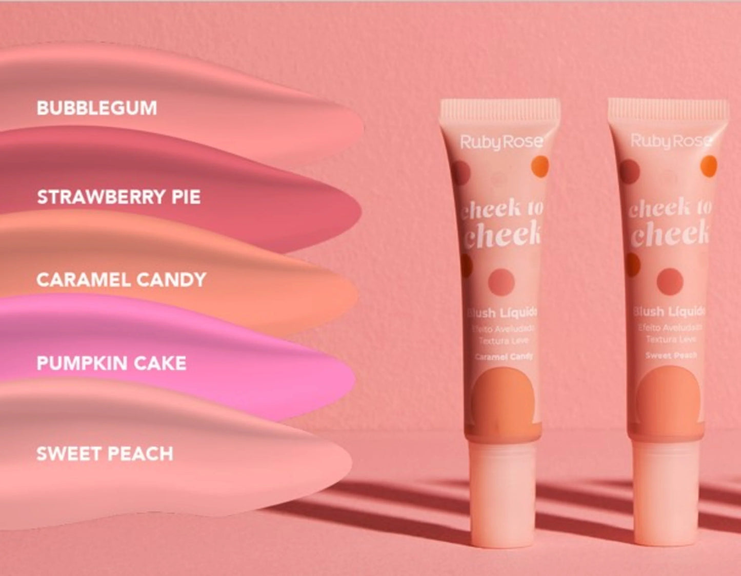 RUBOR LIQUIDO CHEEK TO CHEEK DE RUBY ROSE