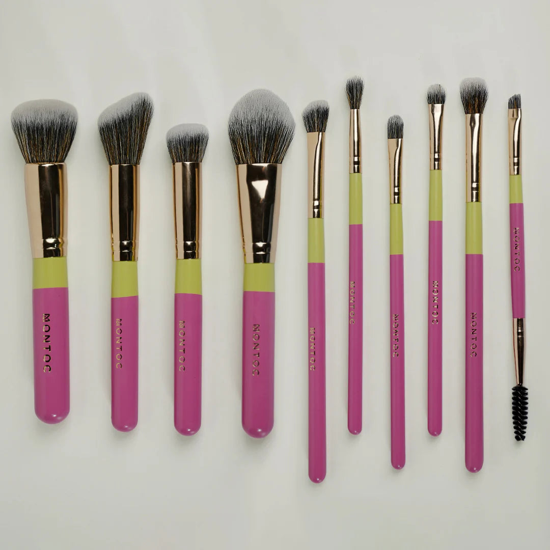 KIT DE BROCHAS FLUFFY X10 MONTOC