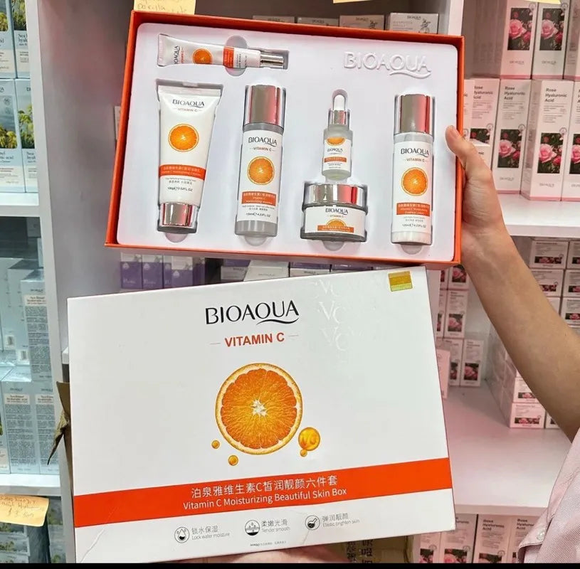 KIT RUTINA FACIAL COMPLETO VITAMINA C BIOAQUA